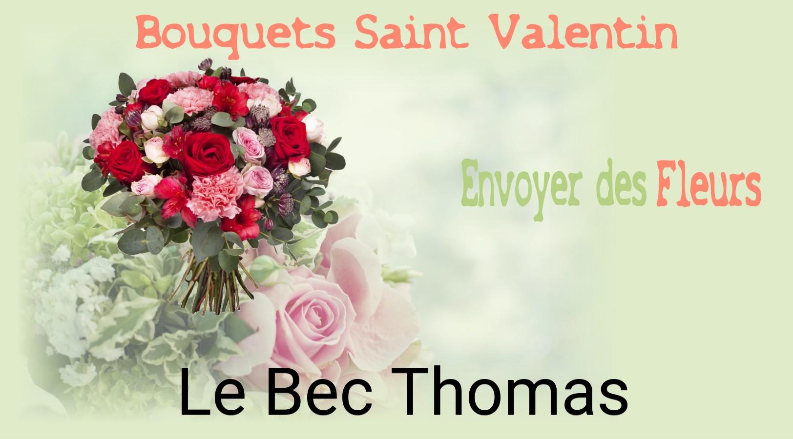 Roses de Saint-Valentin livrées à Le Bec-Thomas